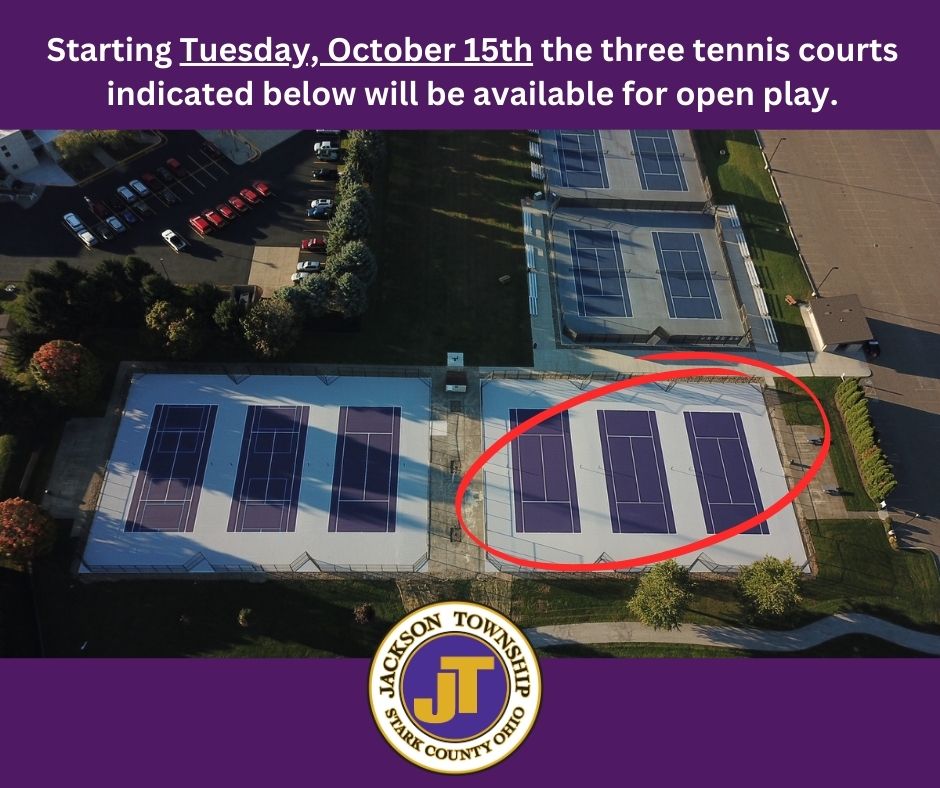 Tennis Courts Open